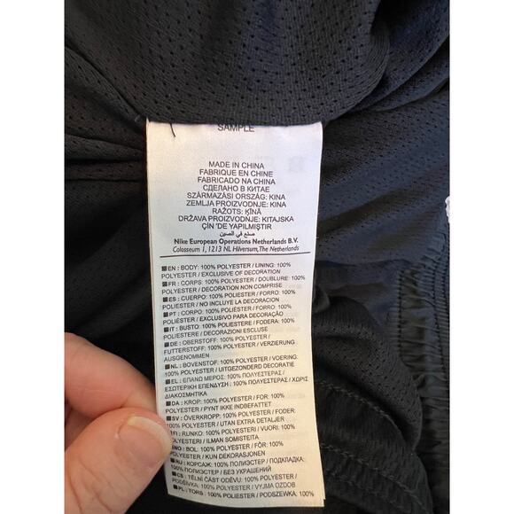 Nike‎ women’s joggers track pants size medium black lined - Picture 7 of 8